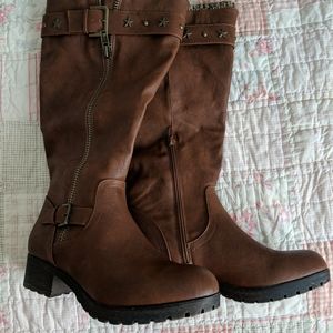 SUGAR QUICKSTER 8.5 NEW KNEE HIGH RIDING BOOTS BRO